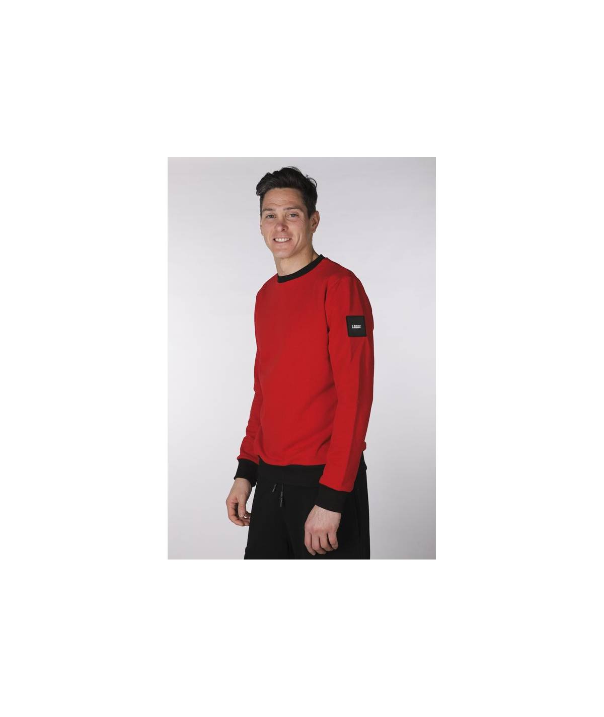 Lab84 FELPA GIROCOLLO BICOLOR