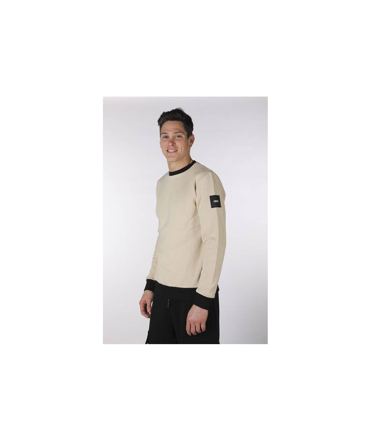 Lab84 FELPA GIROCOLLO BICOLOR