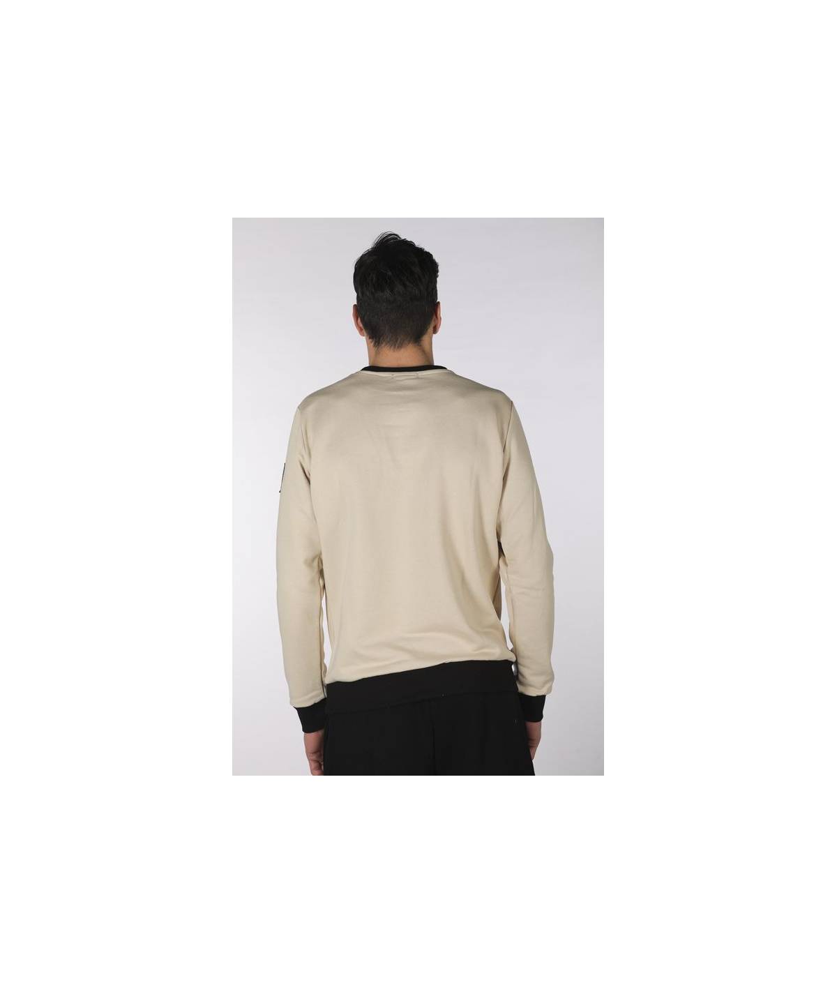 Lab84 FELPA GIROCOLLO BICOLOR