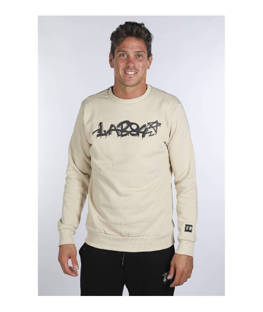 Lab84 FELPA GIROCOLLO PAINT