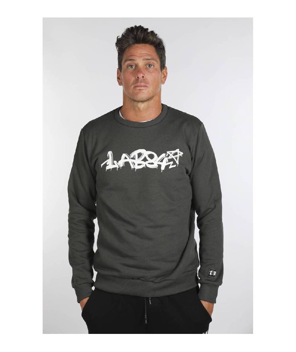 Lab84 FELPA GIROCOLLO PAINT