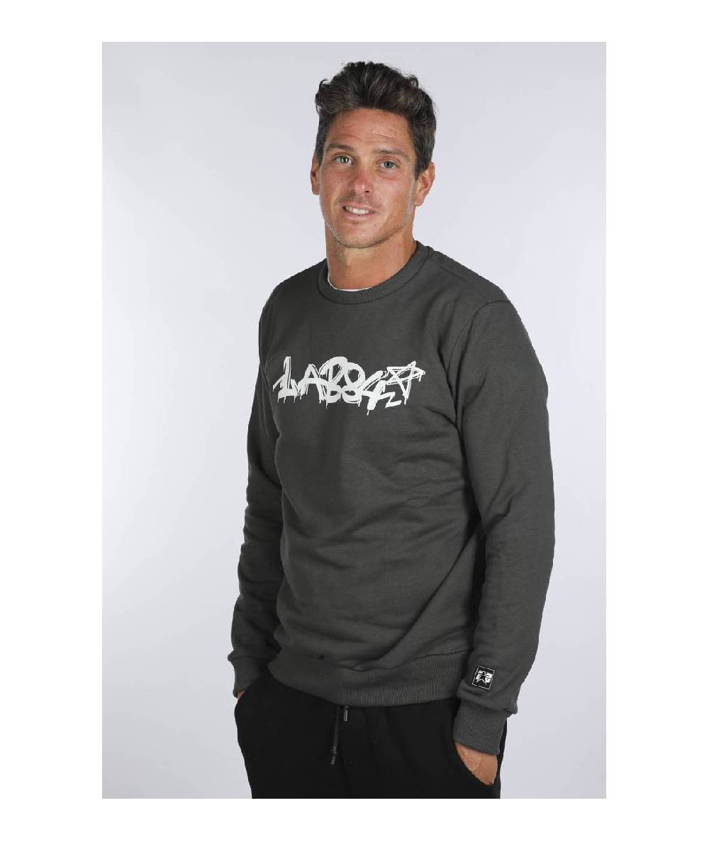 Lab84 FELPA GIROCOLLO PAINT