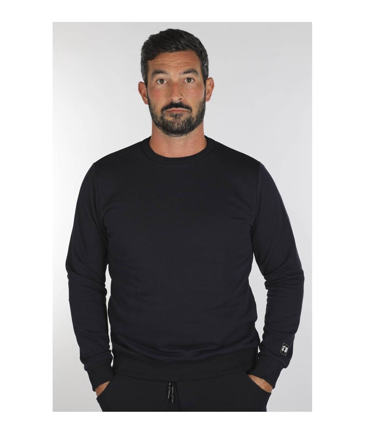 Lab84 FELPA GIROCOLLO SPALLA T