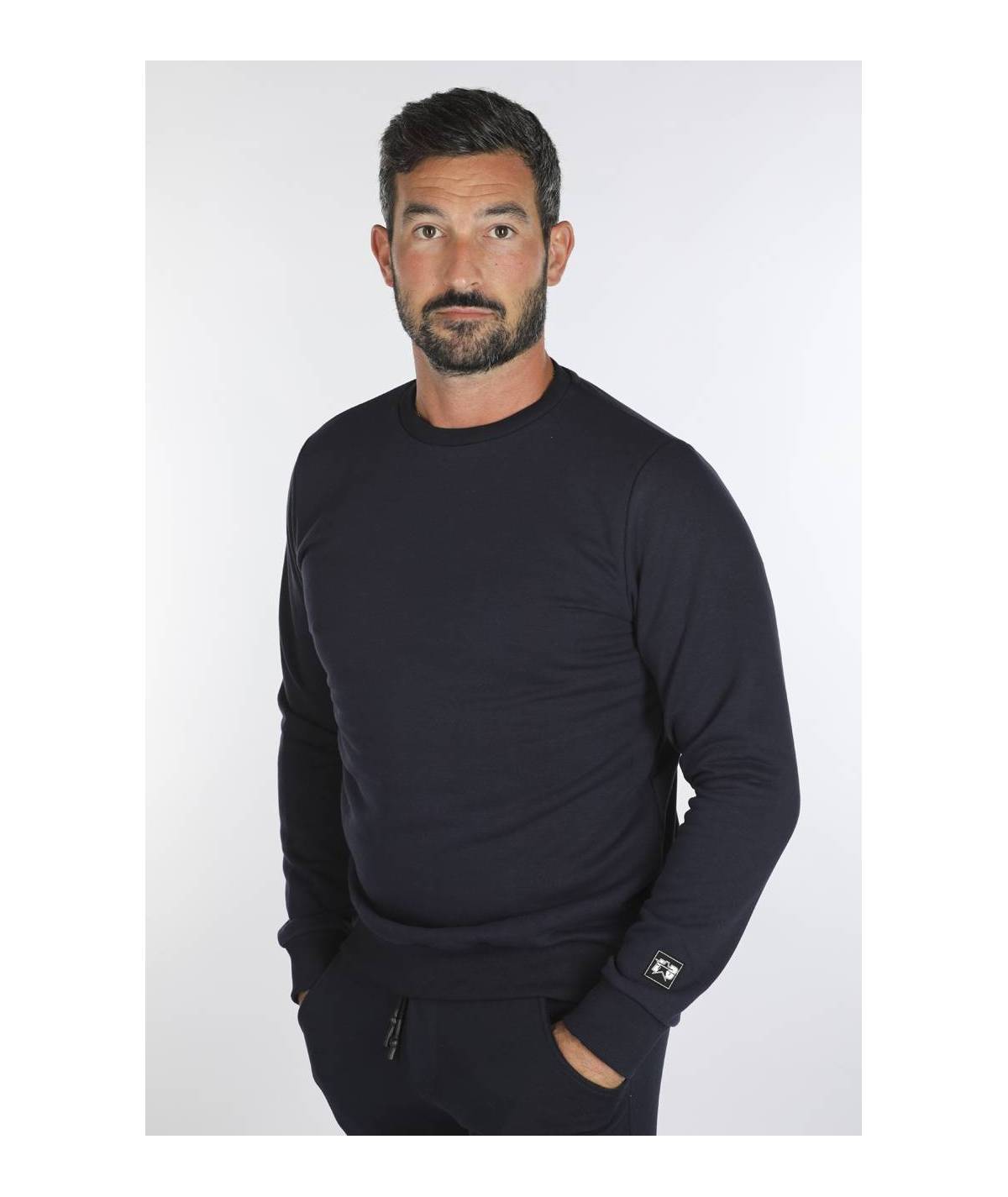 Lab84 FELPA GIROCOLLO SPALLA T