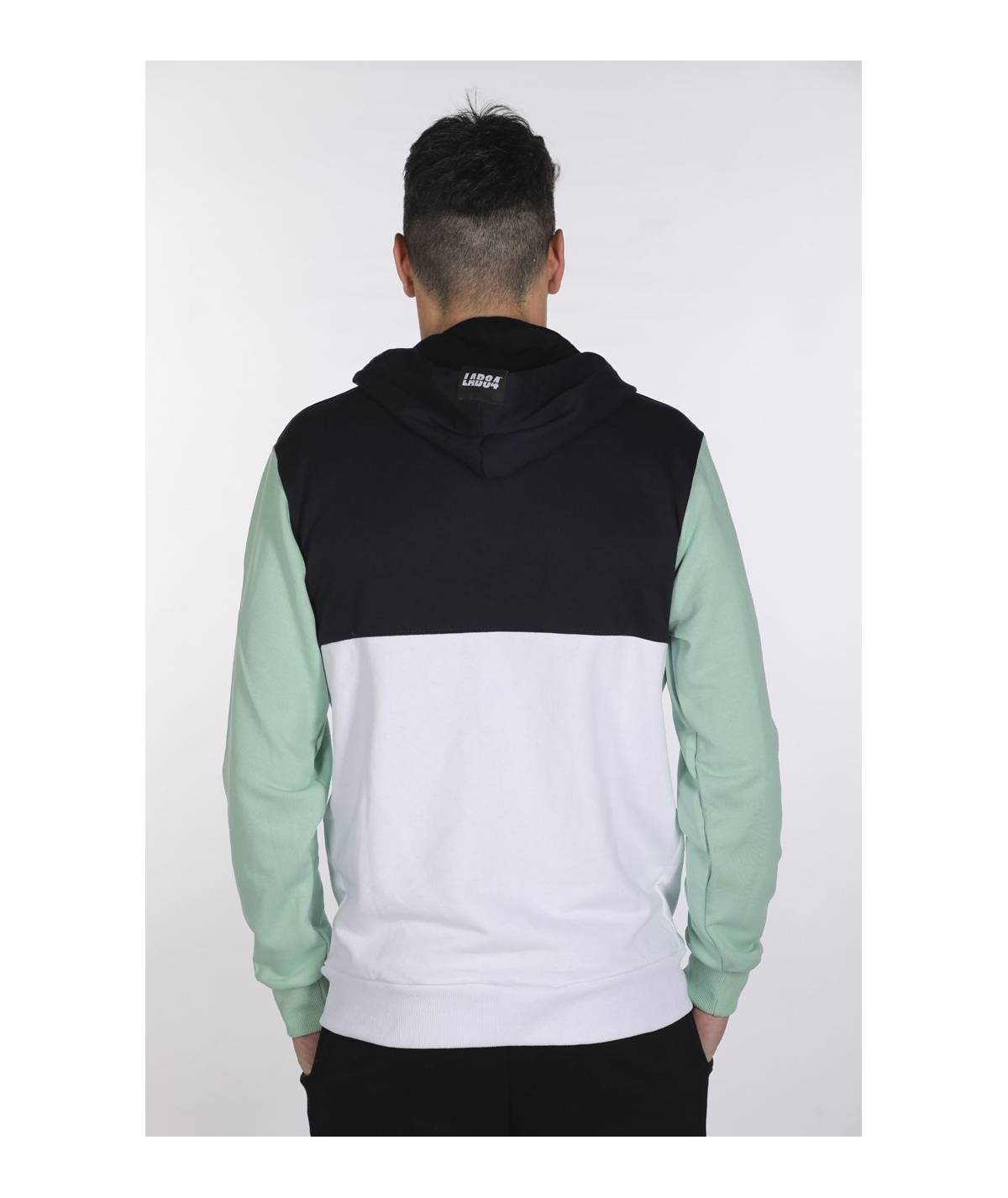 Lab84 FELPA ZIP + CAPPUCCIO