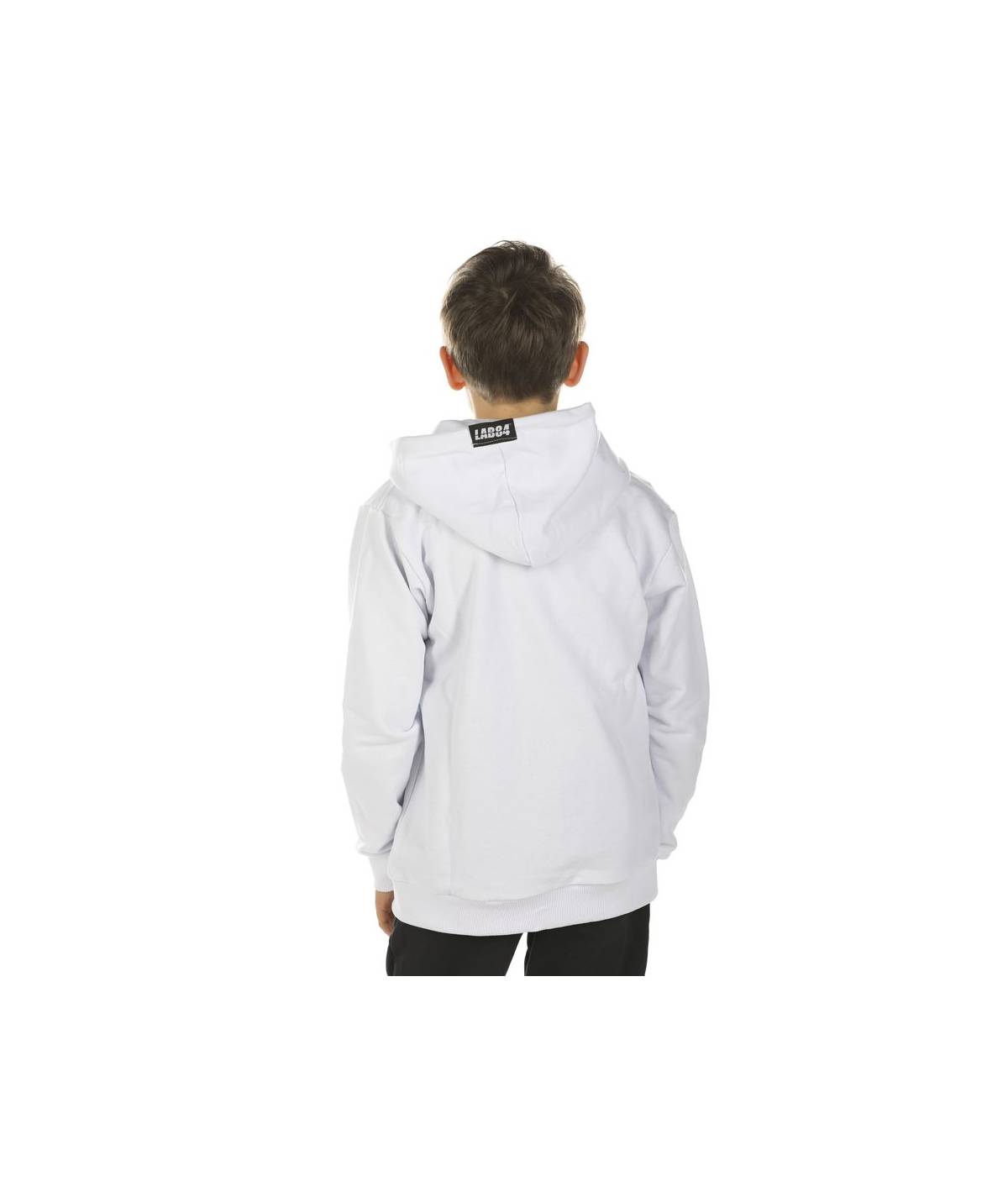 Lab84 FELPA ZIP CAPPUCCIO E MARSUPIO