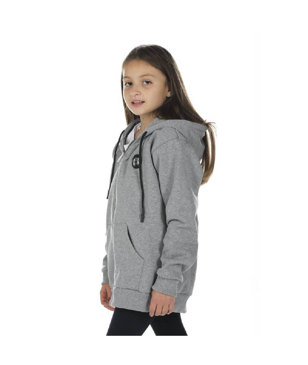 Lab84 FELPA ZIP+CAPPUCCIO +PATCH