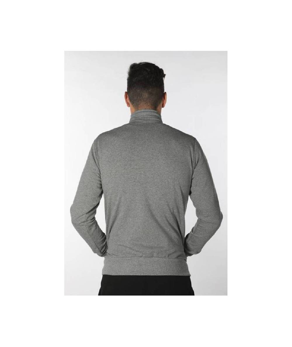 Lab84 FELPA ZIP COLLO DRITTO