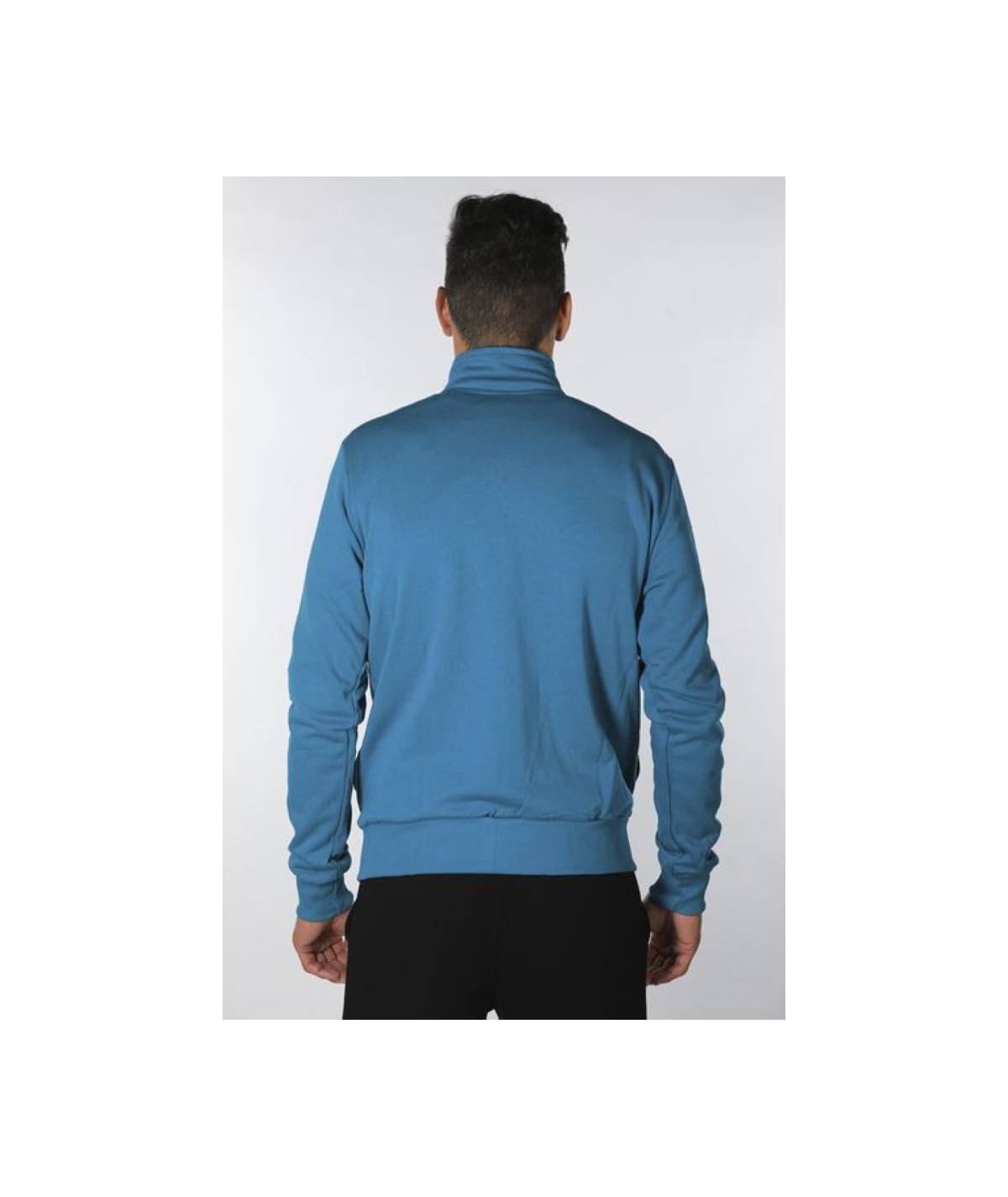 Lab84 FELPA ZIP COLLO DRITTO