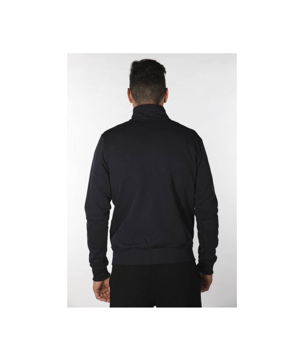 Lab84 FELPA ZIP COLLO DRITTO