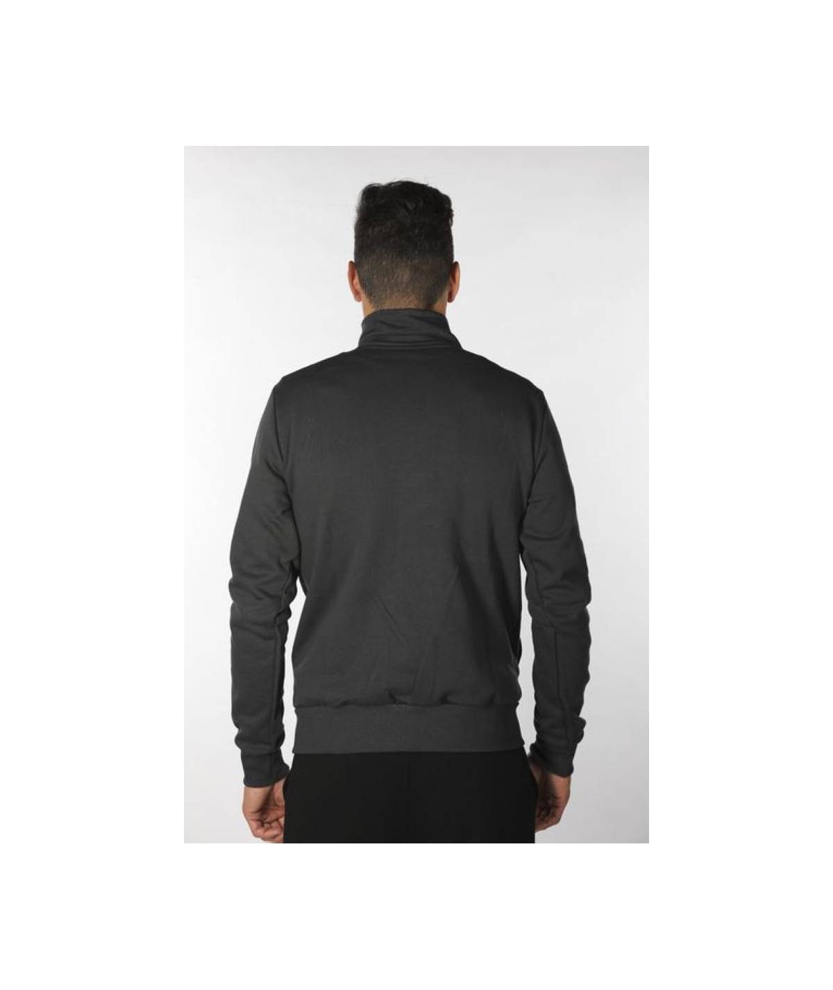 Lab84 FELPA ZIP COLLO DRITTO