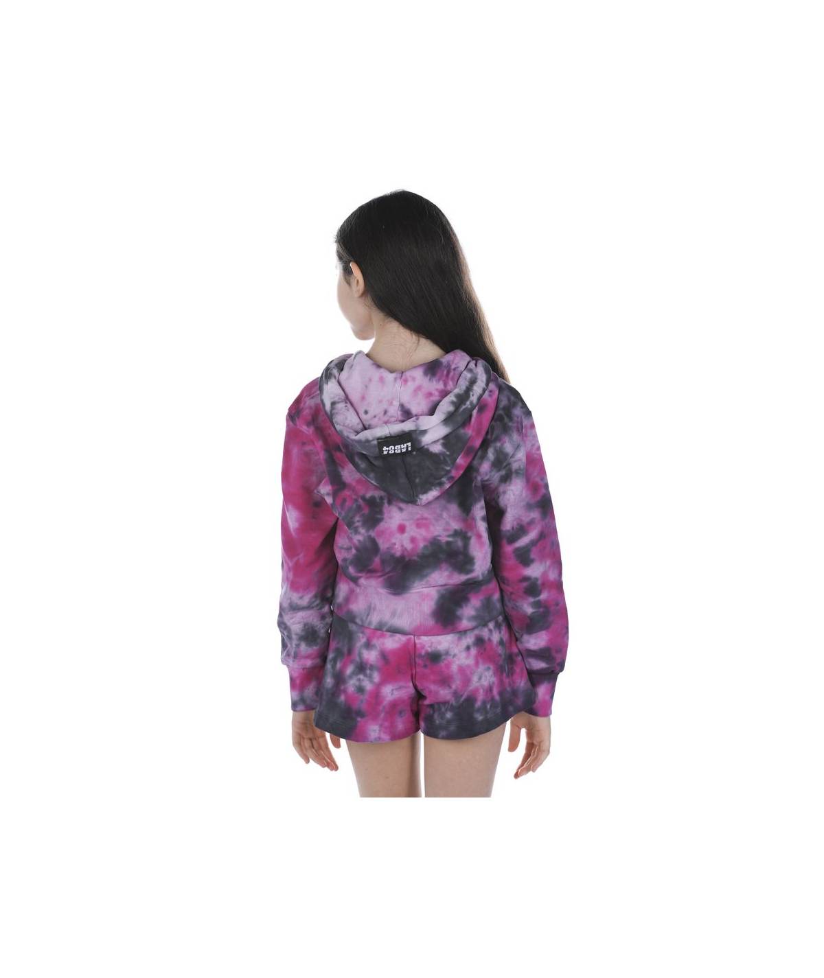 Lab84 FELPA ZIP CROP TOP