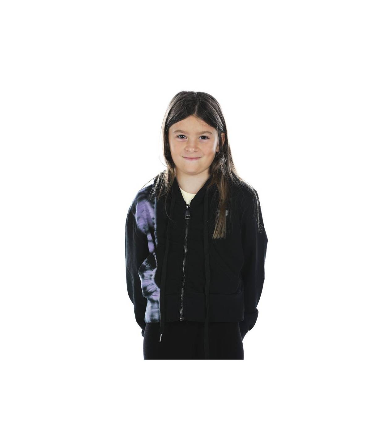 Lab84 FELPA ZIP CROP TOP