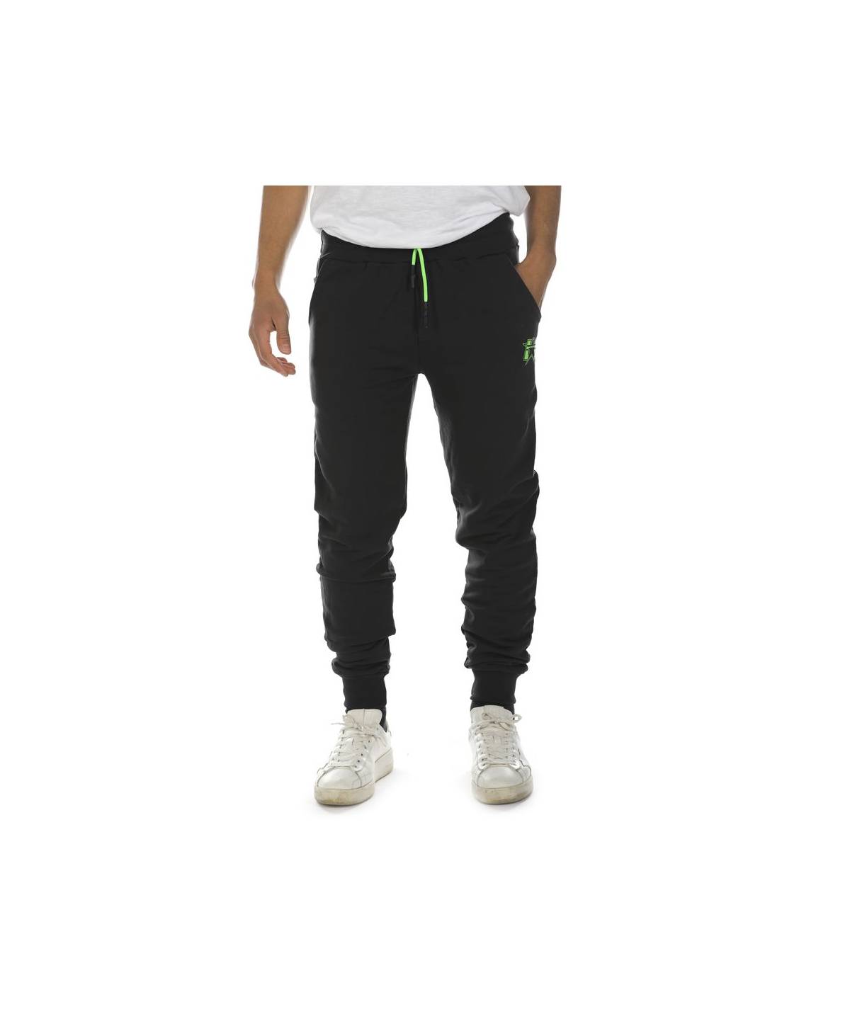 Lab84 PANTALONE 3 TASCHE STAR FLUO