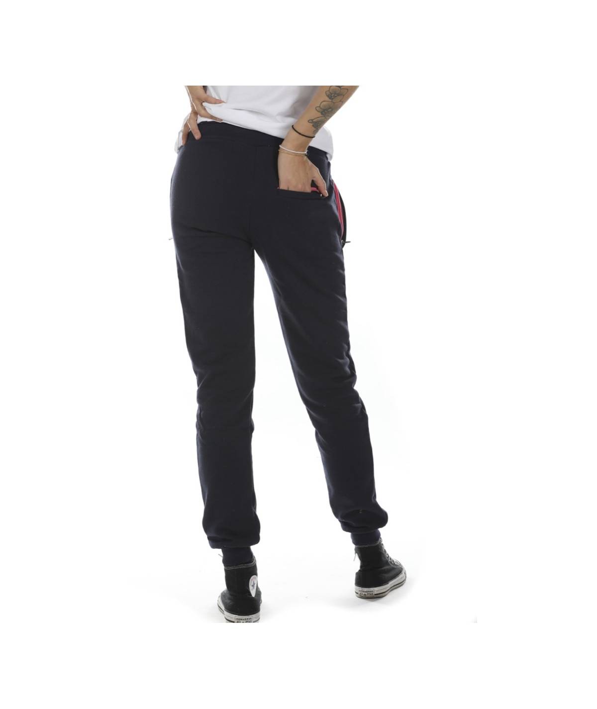 Lab84 PANTALONE ZIP FLUO