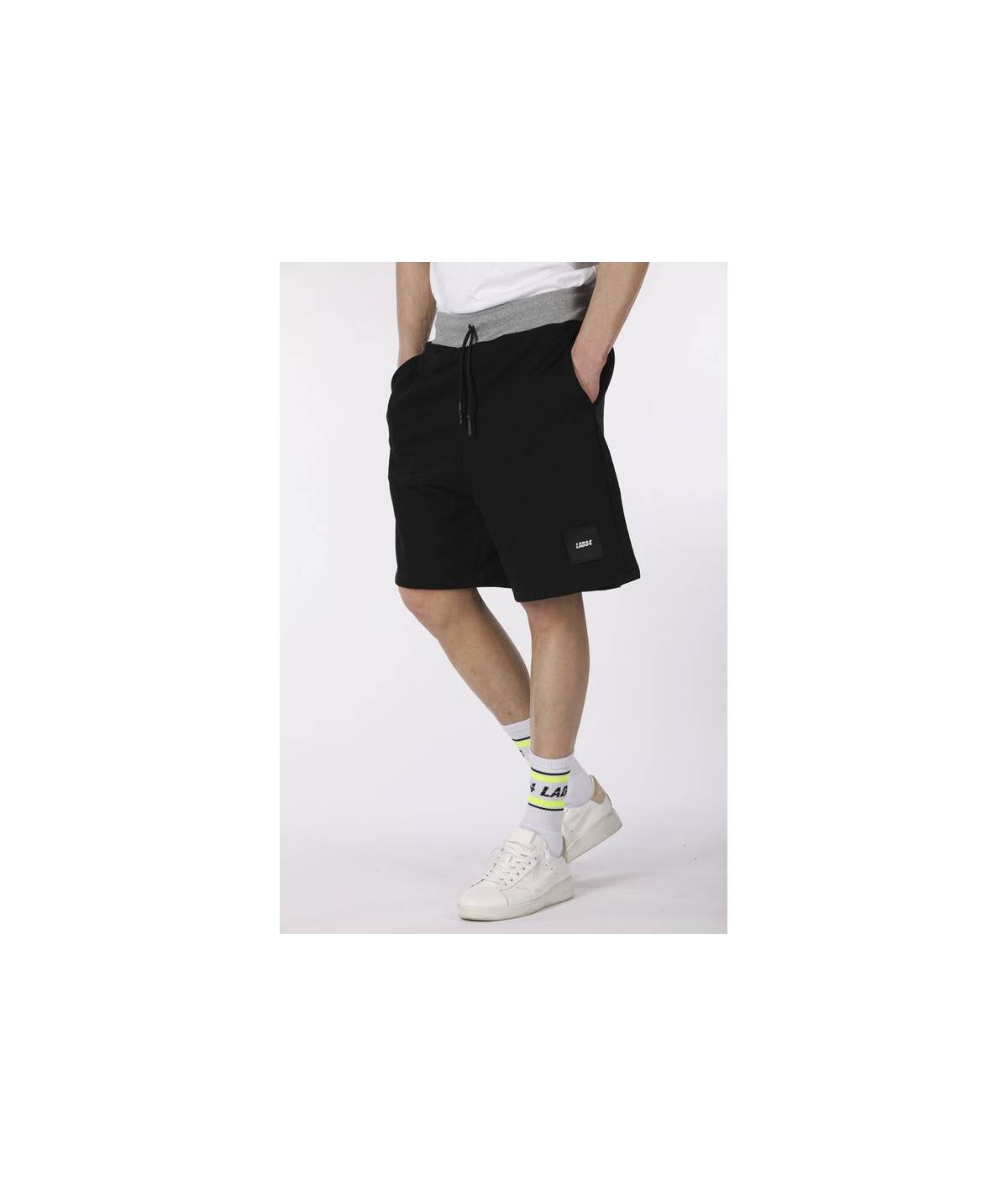 Lab84 SHORT FELPA BICOLOR