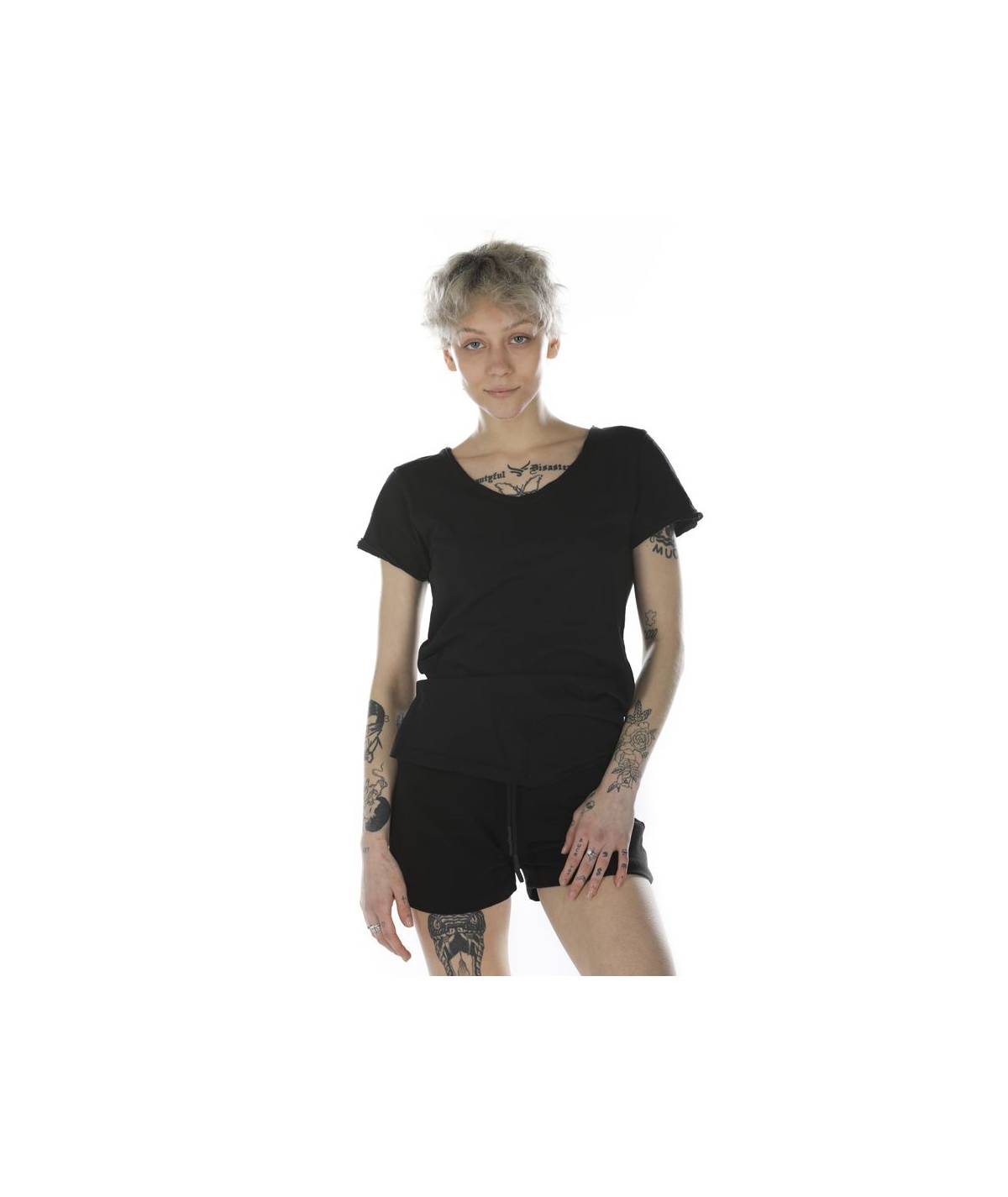 Lab84 T-SHIRT COLLO V