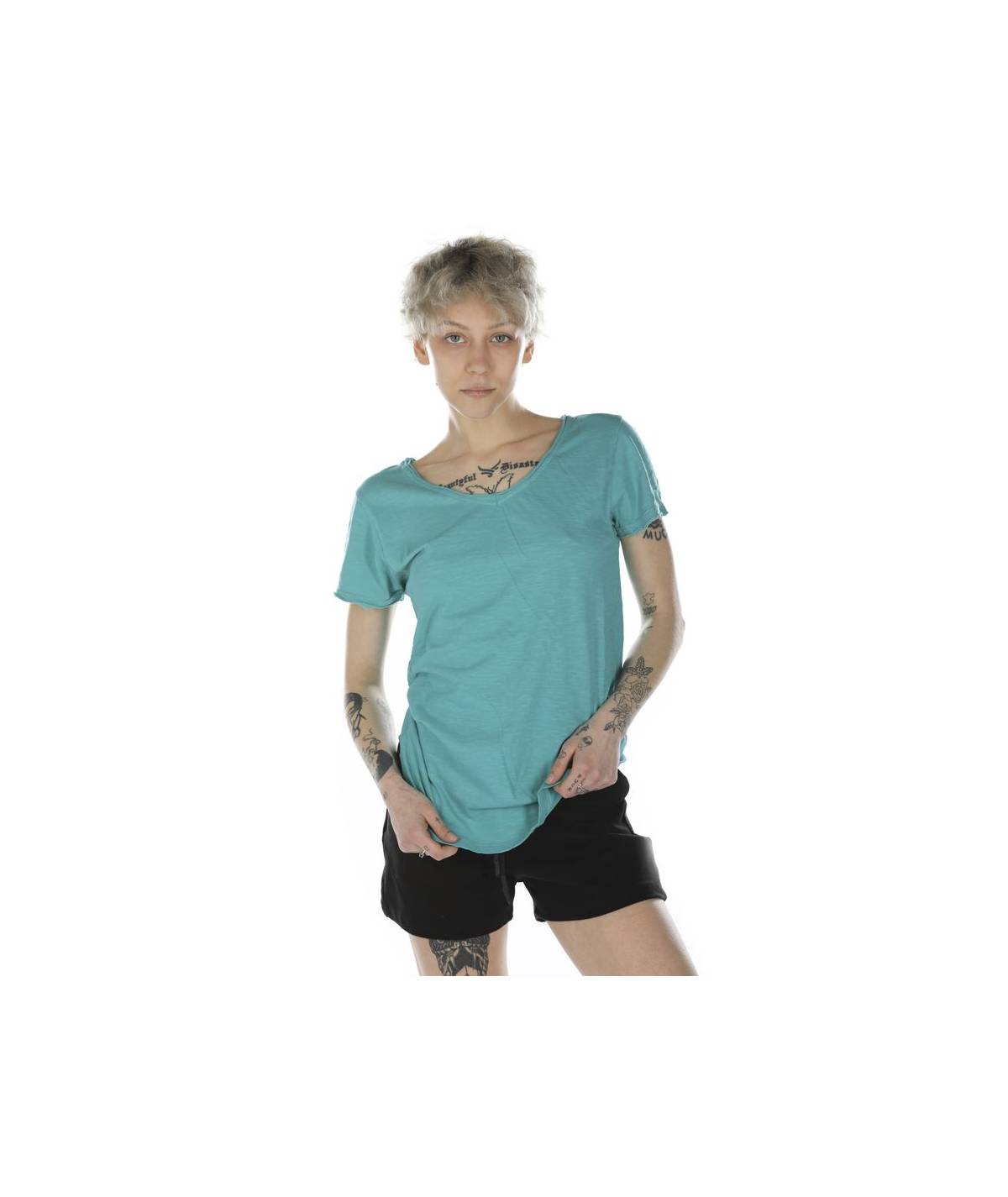 Lab84 T-SHIRT COLLO V