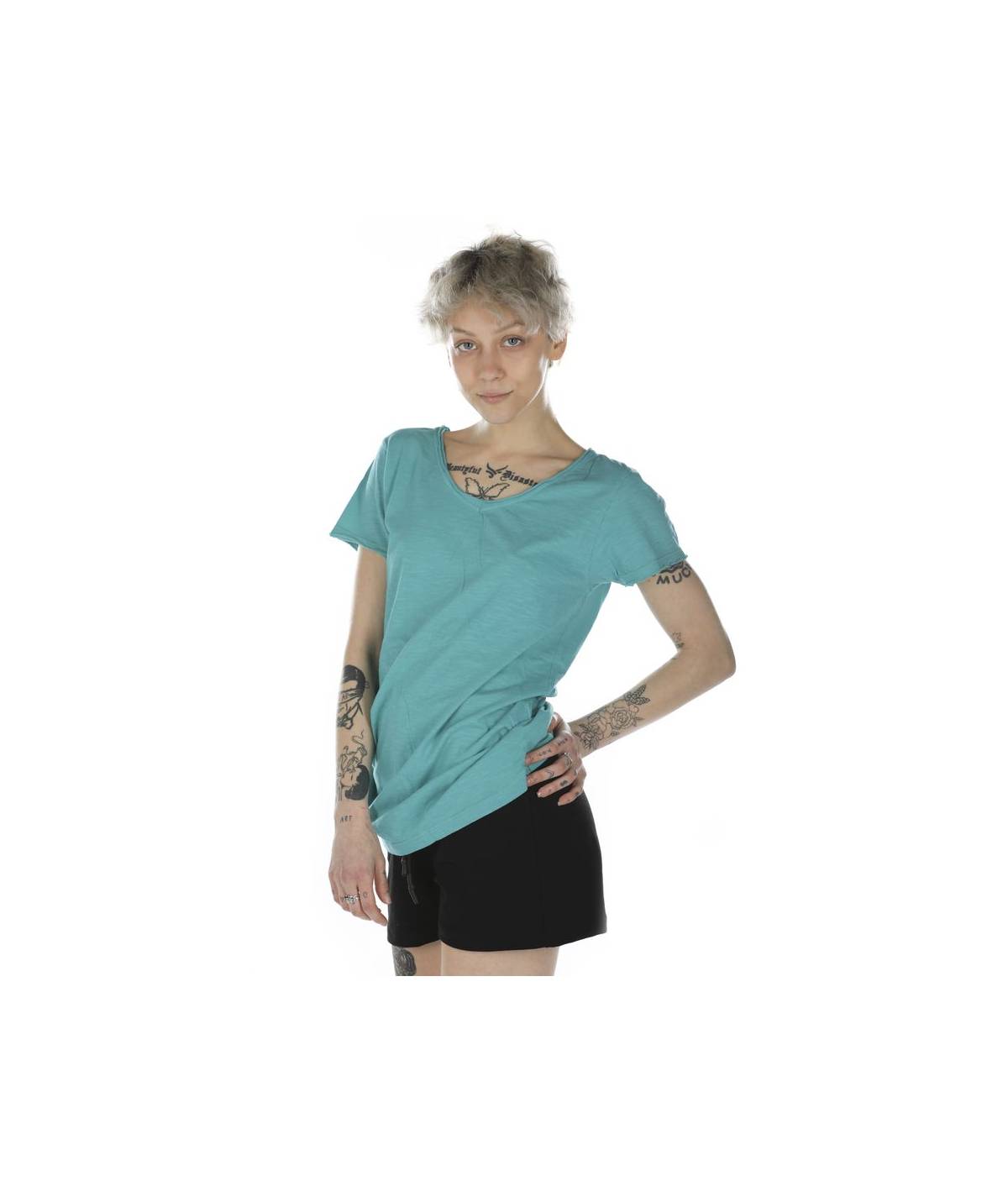 Lab84 T-SHIRT COLLO V