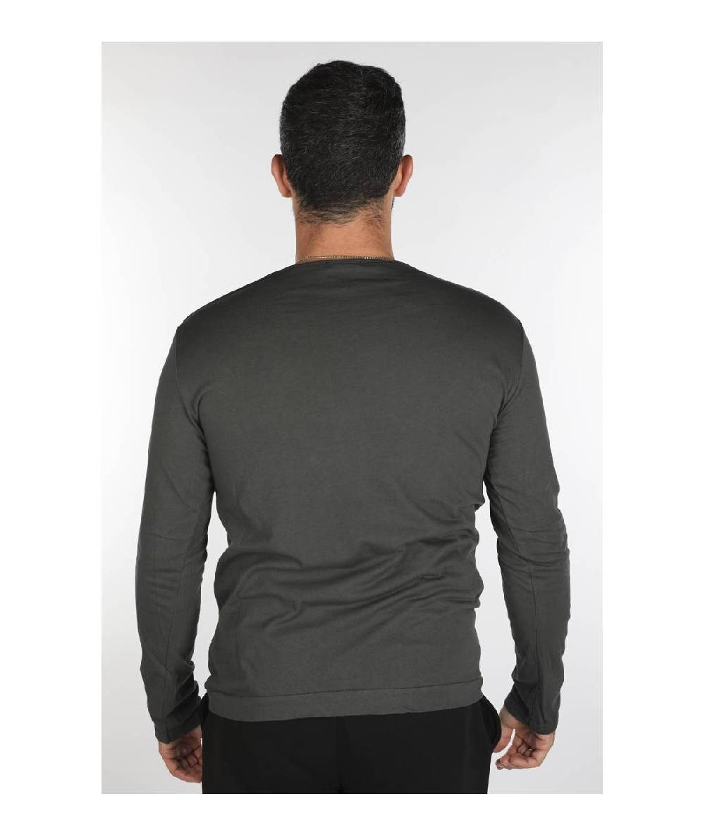 Lab84 T-SHIRT GIRO M/L C/TASCHINO