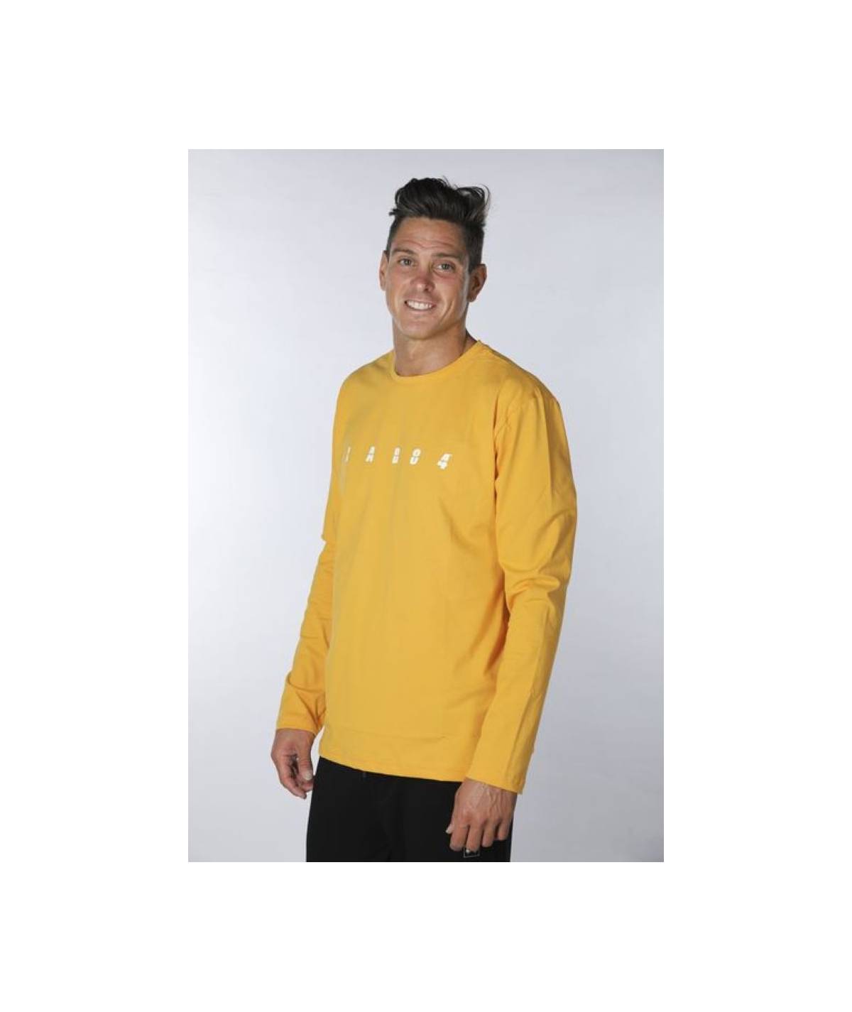 Lab84 T-SHIRT GIRO M/L LOGO MINIMAL
