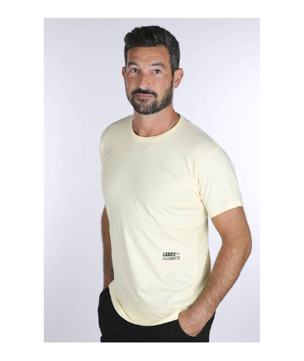 Lab84 T-SHIRT GIRO M/M PERFECT DAY