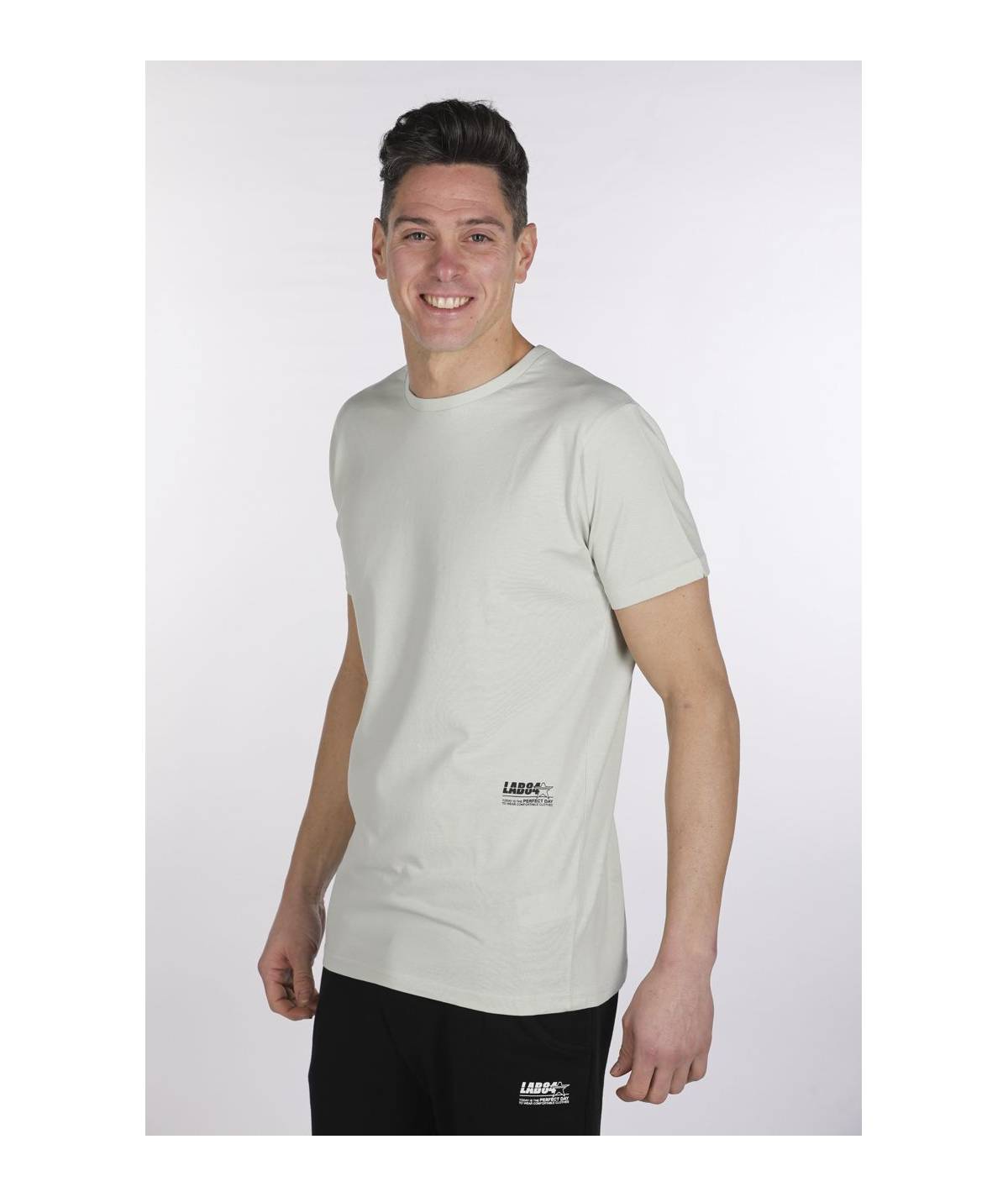 Lab84 T-SHIRT GIRO M/M PERFECT DAY