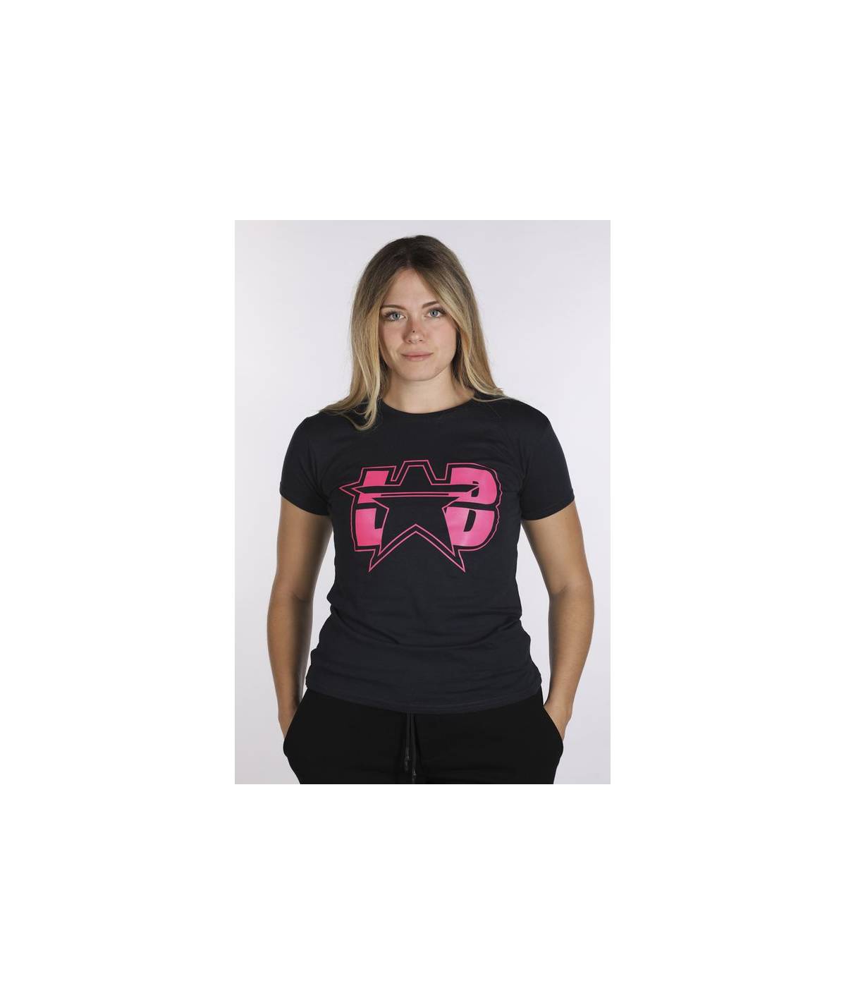 Lab84 T-SHIRT GIRO M/M STAR FLUO