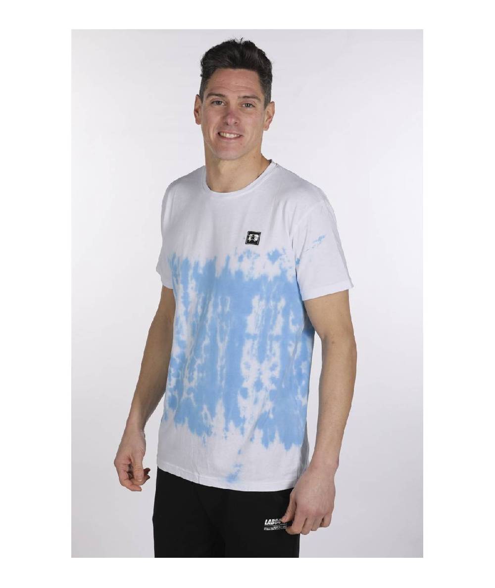 Lab84 T-SHIRT GIRO M/M TIEDYE