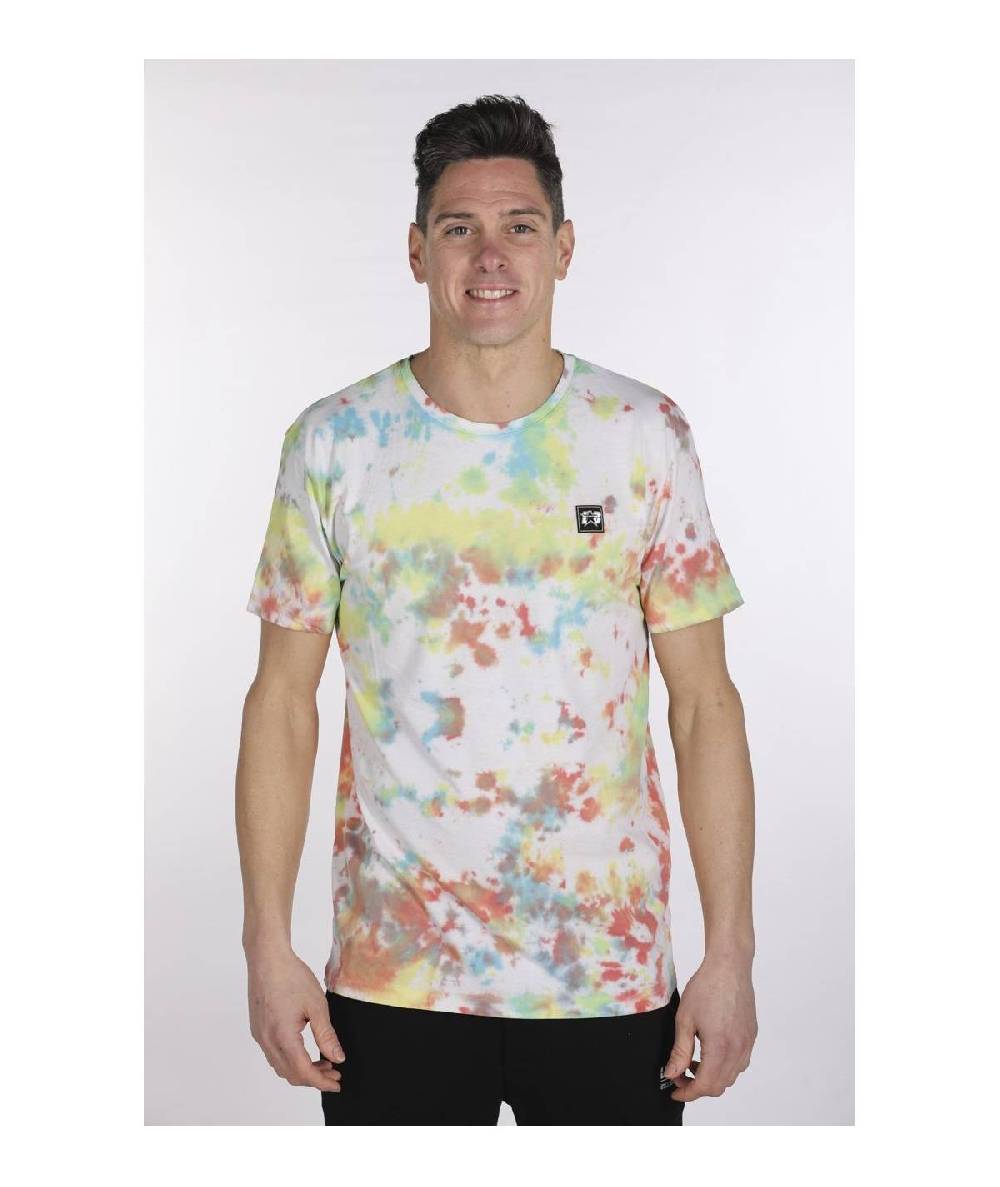 Lab84 T-SHIRT GIRO M/M TIEDYE