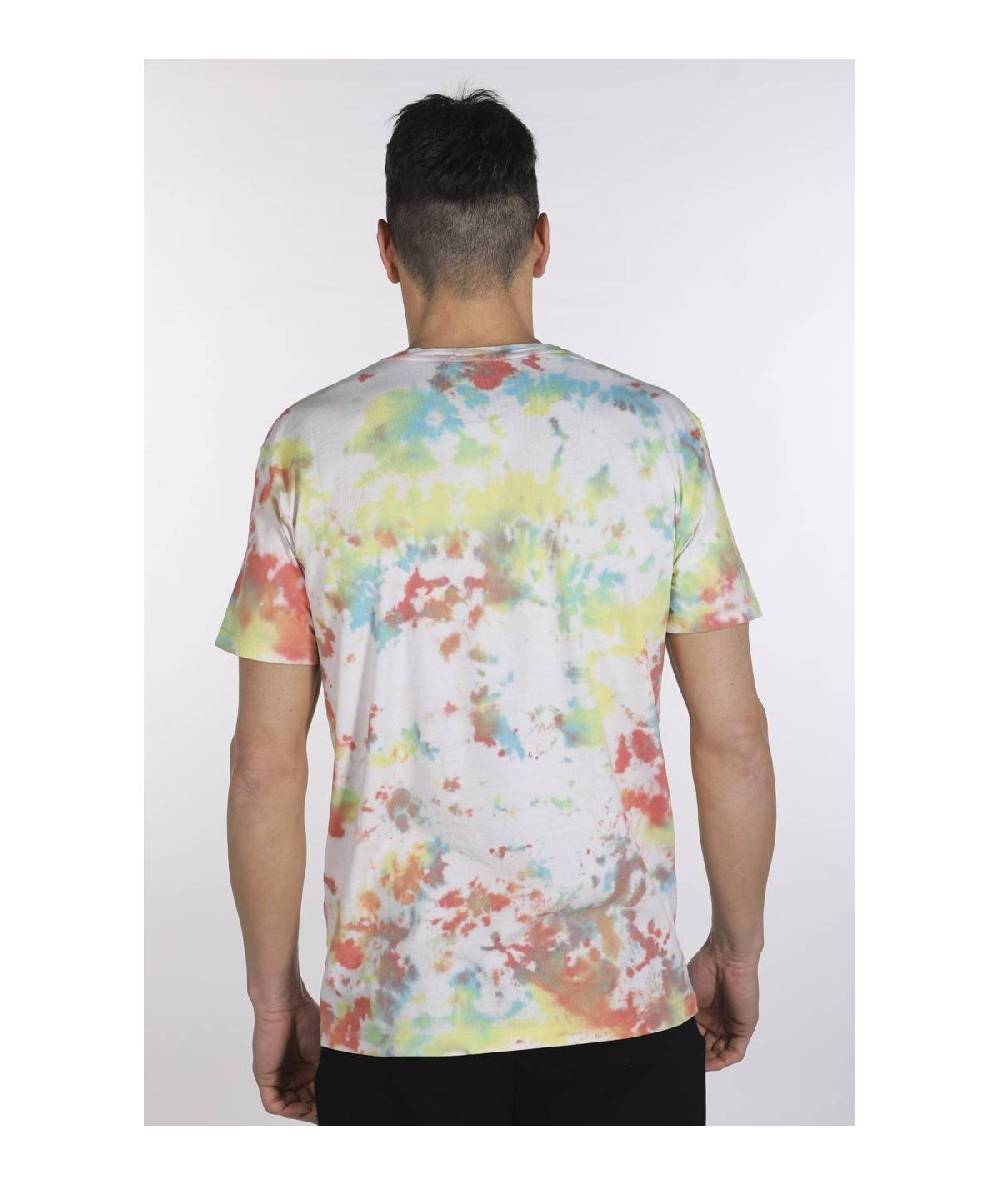 Lab84 T-SHIRT GIRO M/M TIEDYE