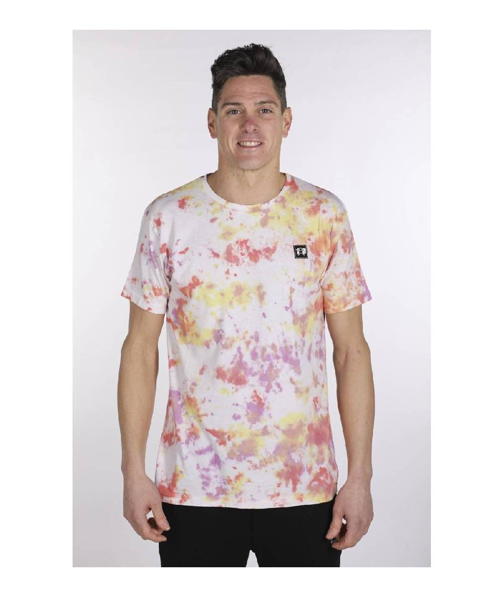 Lab84 T-SHIRT GIRO M/M TIEDYE