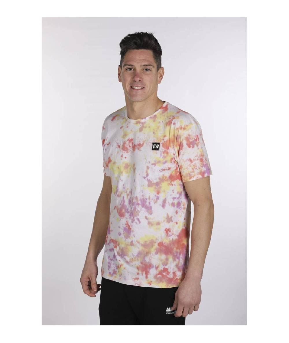 Lab84 T-SHIRT GIRO M/M TIEDYE