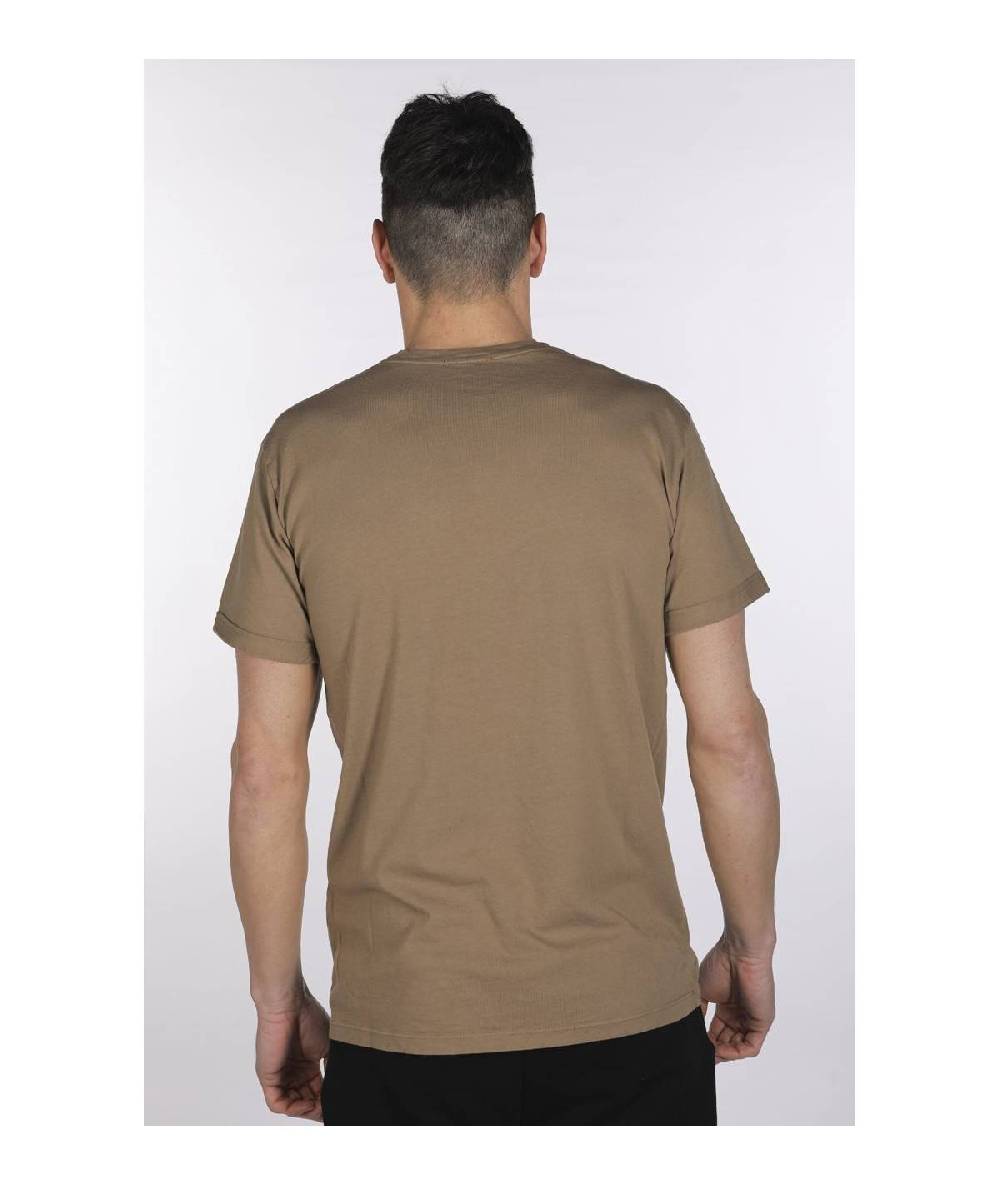 Lab84 T-SHIRT GIROCOLLO RISVOLTO