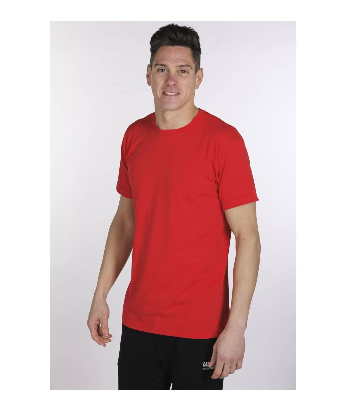 Lab84 T-SHIRT GIROCOLLO RISVOLTO