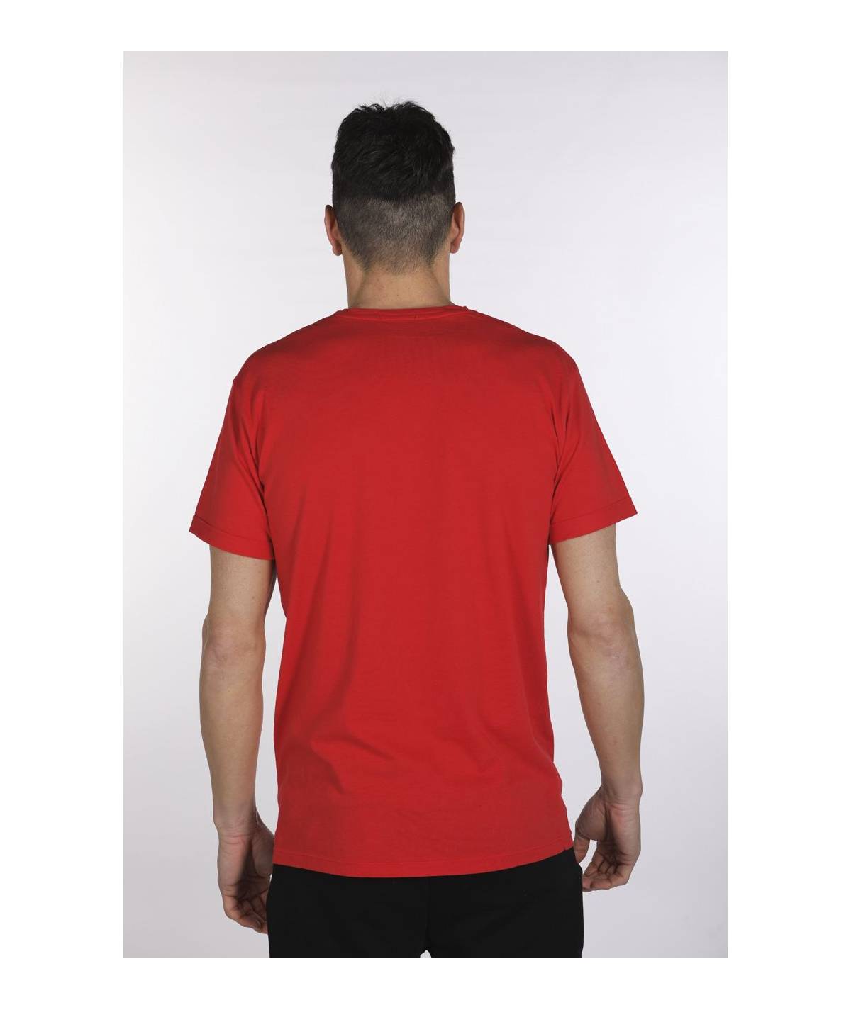 Lab84 T-SHIRT GIROCOLLO RISVOLTO