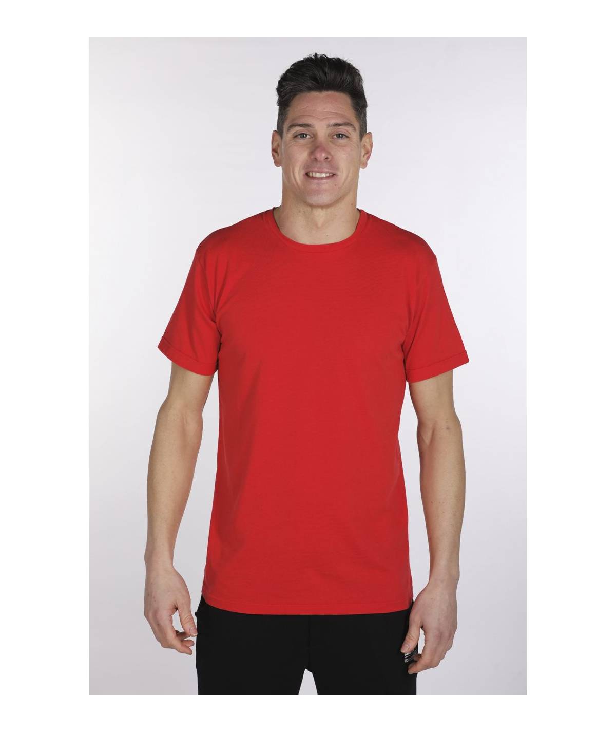 Lab84 T-SHIRT GIROCOLLO RISVOLTO