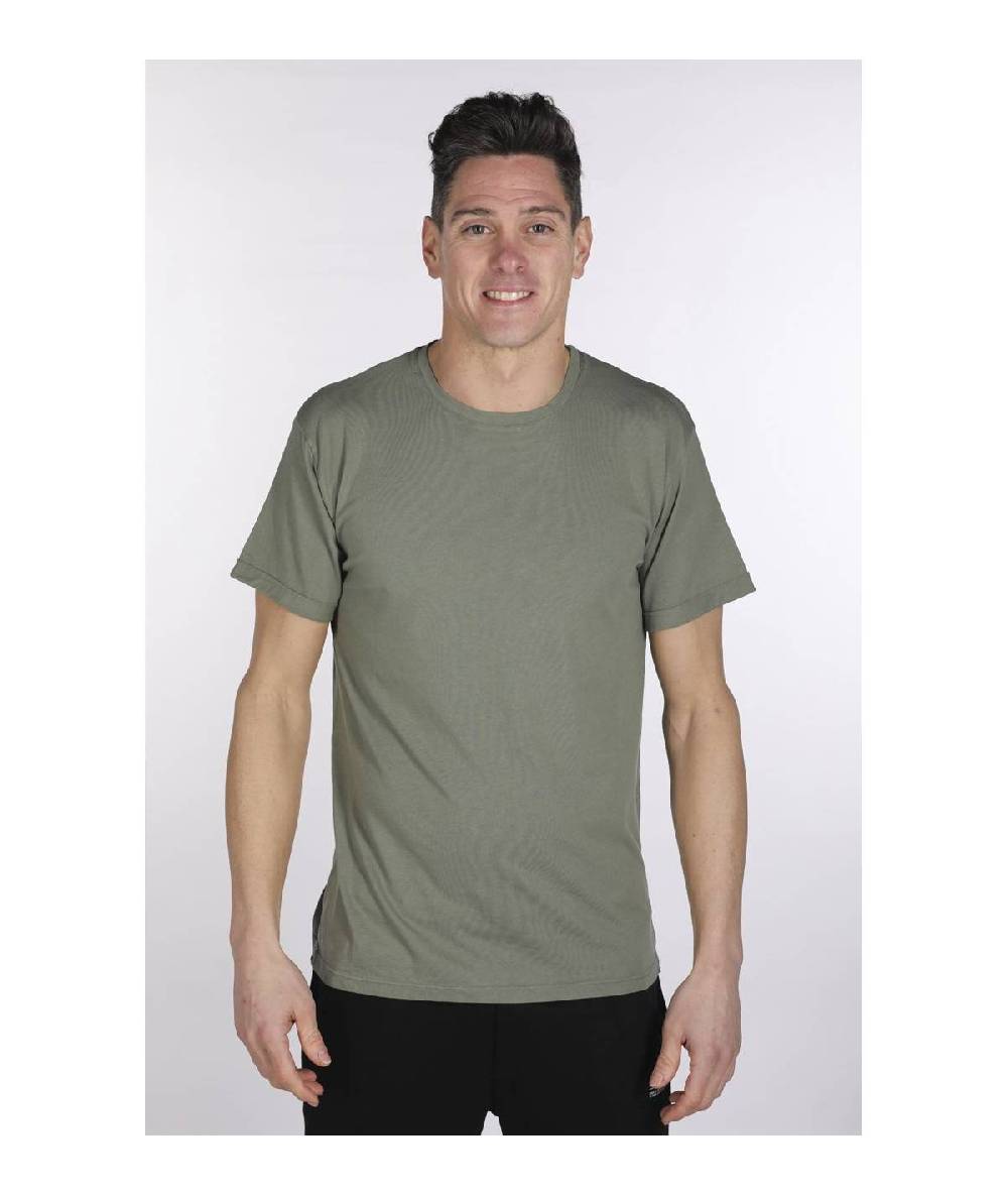 Lab84 T-SHIRT GIROCOLLO RISVOLTO