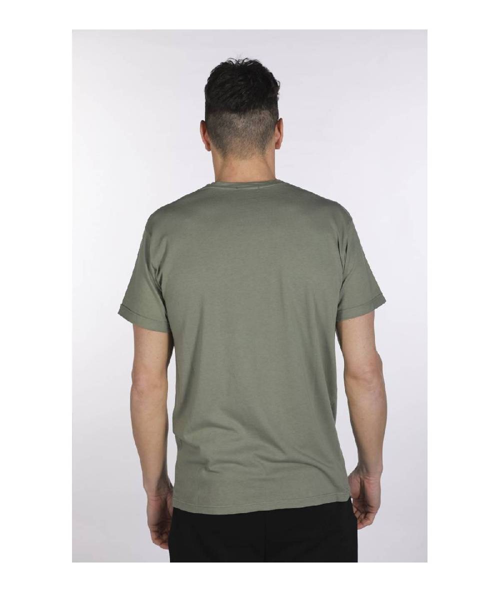 Lab84 T-SHIRT GIROCOLLO RISVOLTO