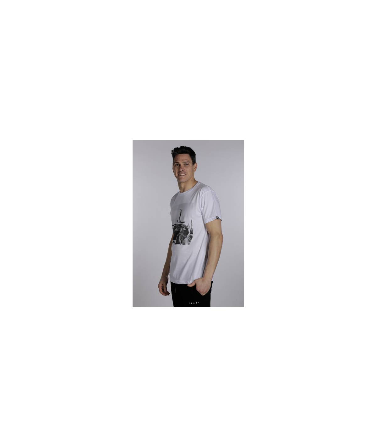 Lab84 T-SHIRT GIROCOLLO STAMPA