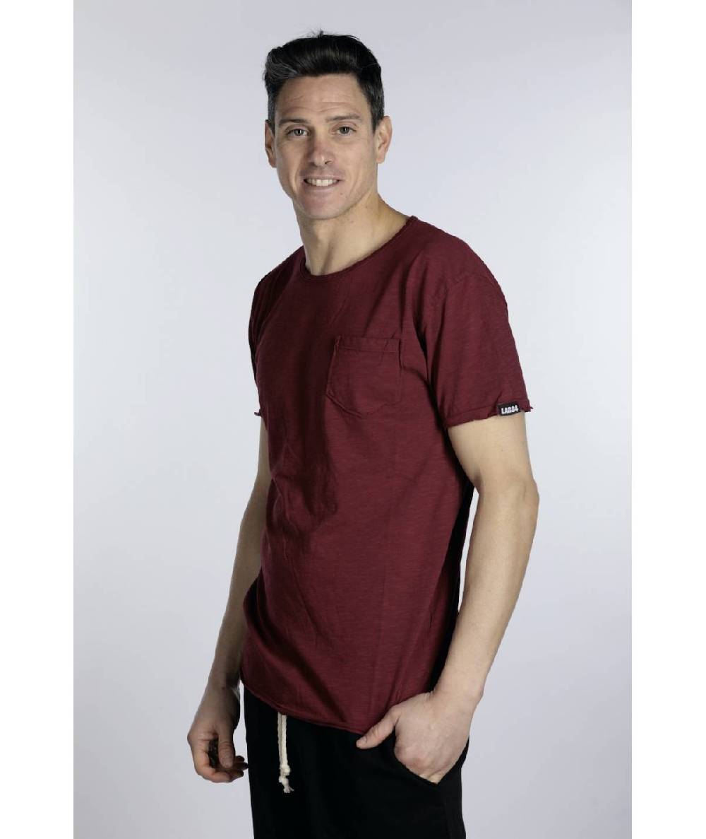 Lab84 T-SHIRT GIROCOLLO TASCHINO