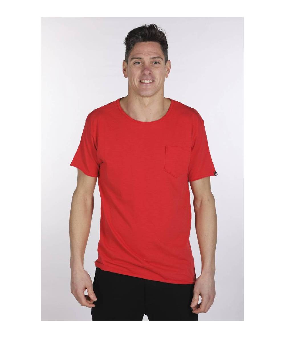 Lab84 T-SHIRT GIROCOLLO TASCHINO