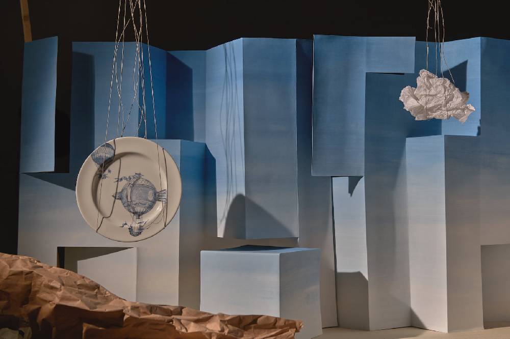 Laboratorio Paravicini Balloons Blu - Dessert 23cm ⌀