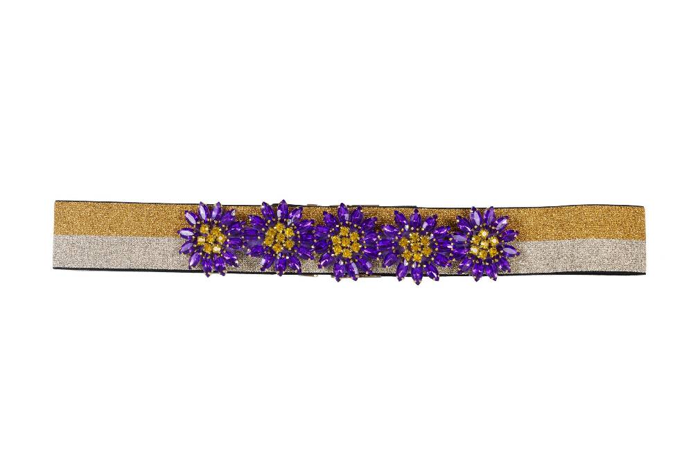 Lanacaprina CINTURA ELASTICA CON APPLICAZIONE STRASS