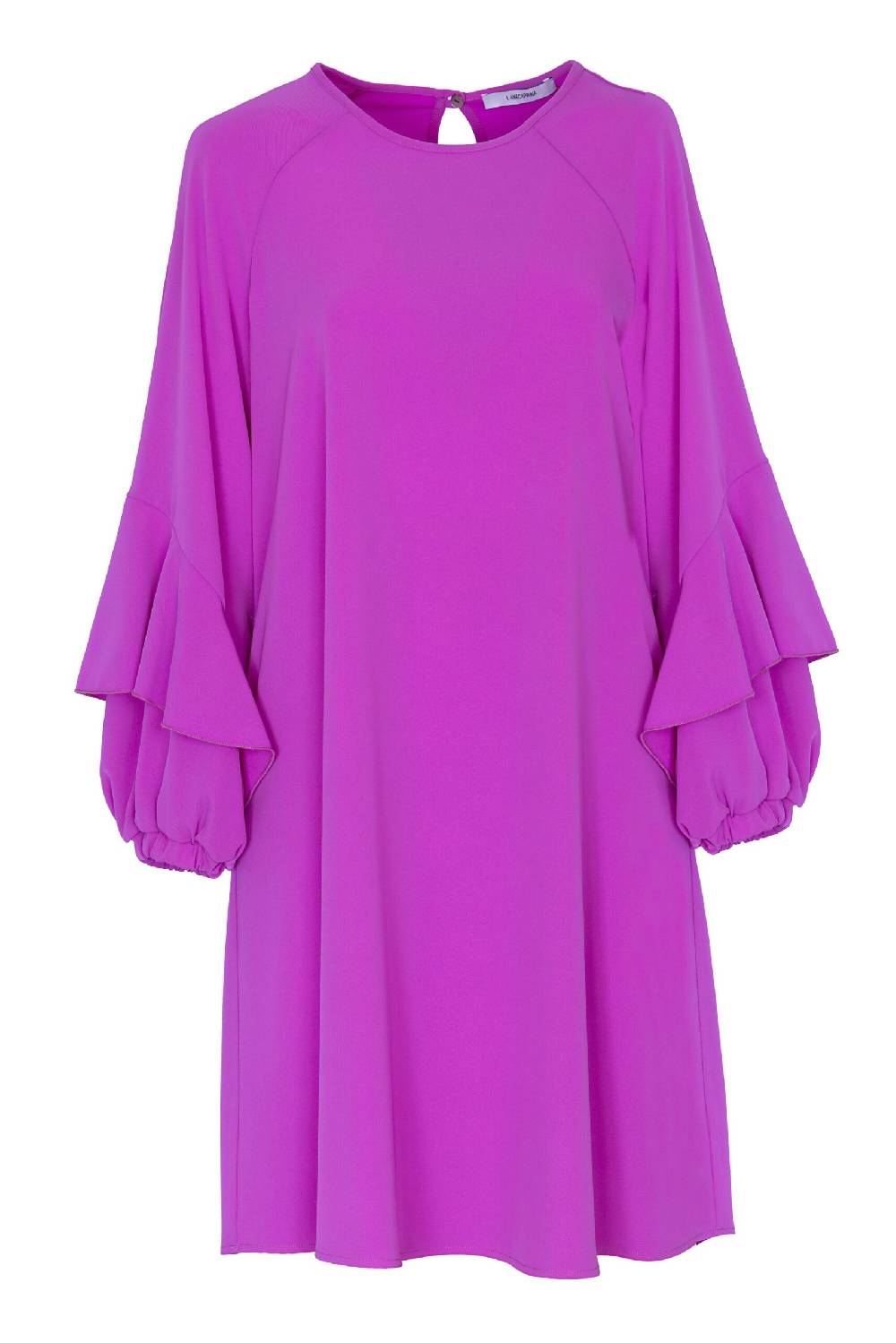 Lanacaprina ABITO CON VOULANTS SULLE MANICHE