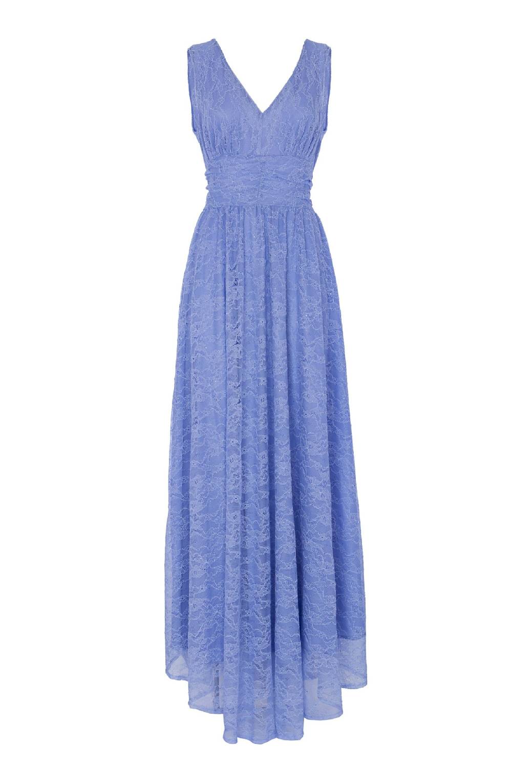 Lanacaprina ABITO LUNGO CON DRAPPEGGIO IN VITA