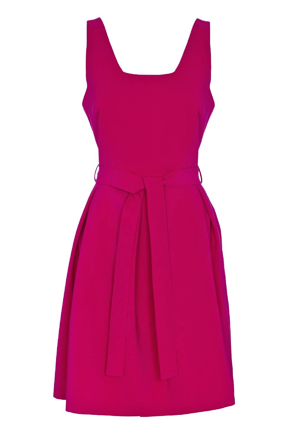 Lanacaprina ABITO SMANICATO CON SCOLLO QUADRATO