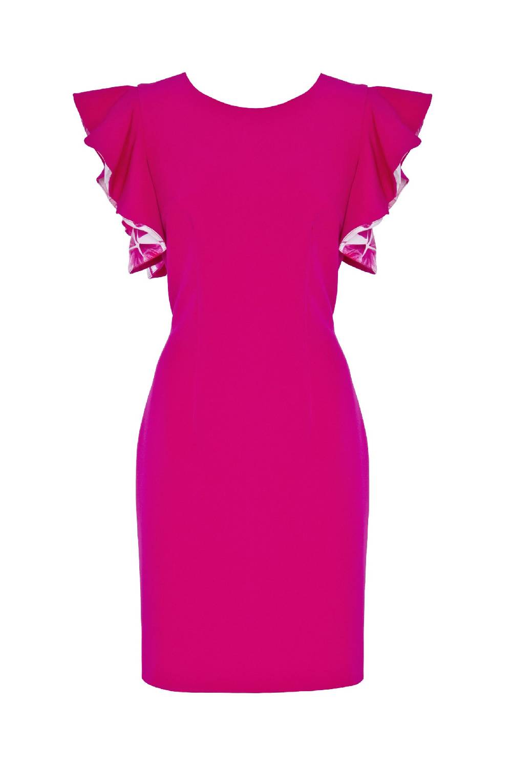 Lanacaprina ABITO TUBINO CON MANICHE VOULANTS