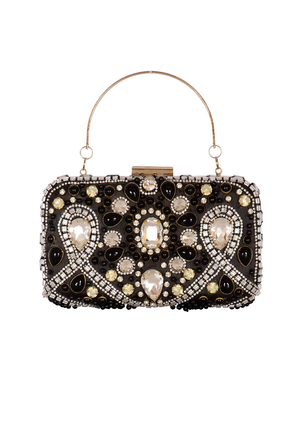Lanacaprina BORSA GIOIELLO STRASS