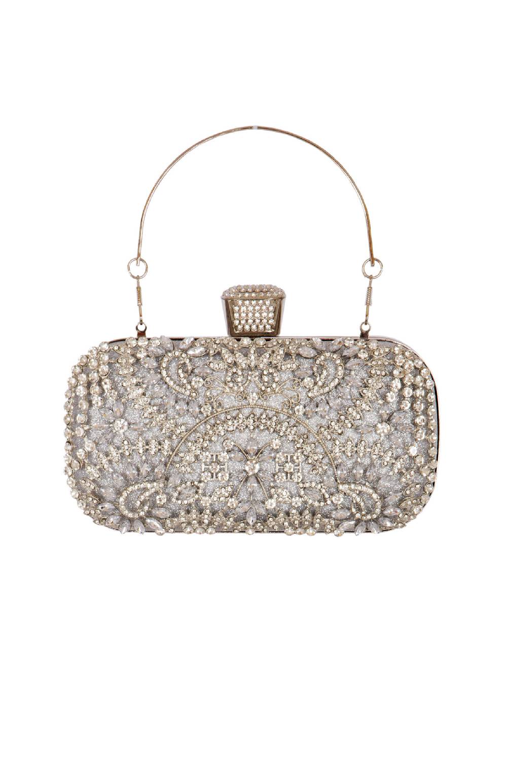 Lanacaprina BORSA GIOIELLO STRASS